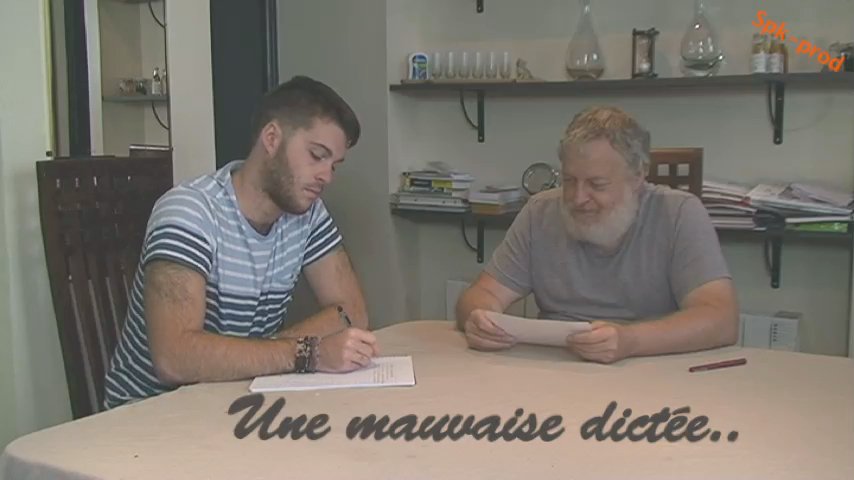 Affiche UNE MAUVAISE DICTEE